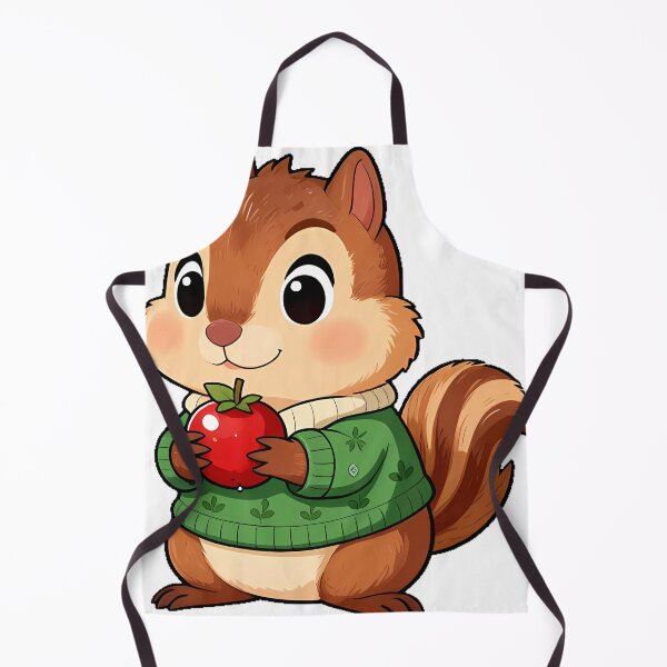 Item preview, Chipmunk in Forest Green Sweater designed and sold by pumsquare.