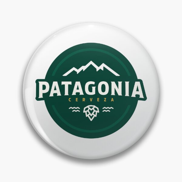 Item preview, Patagonia Cerveza Mountain & Hops Brewery Badge designed and sold by xtehuip.