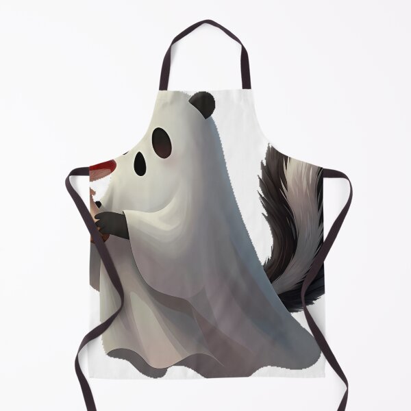 Item preview, Ghost Skunk with Toadstool designed and sold by IllumeInk.