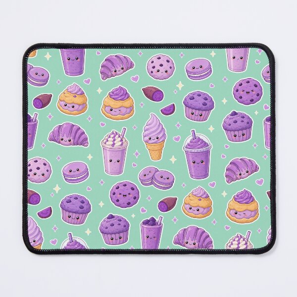 Item preview, Kawaii Ube Dessert Purple Yam Food - Filipino Food Illustration designed and sold by merchxwear.