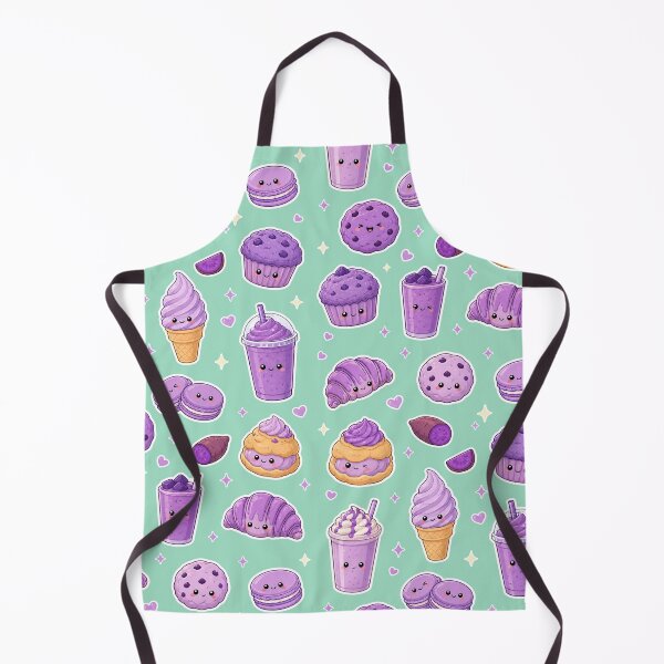 Item preview, Kawaii Ube Dessert Purple Yam Food - Filipino Food Illustration designed and sold by merchxwear.