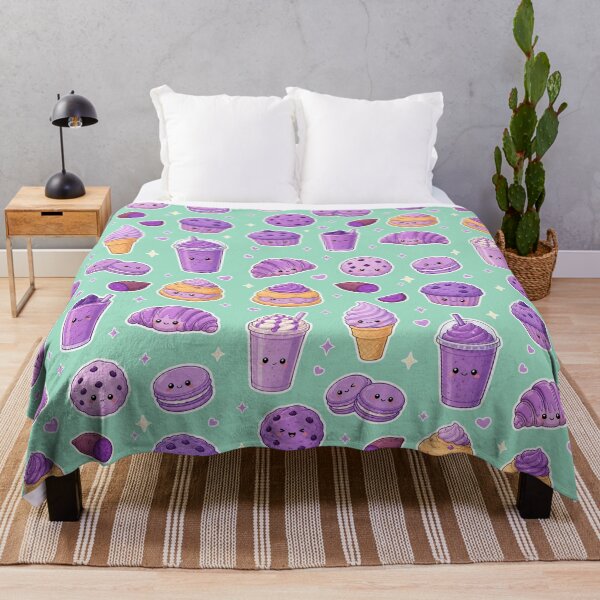 Item preview, Kawaii Ube Dessert Purple Yam Food - Filipino Food Illustration designed and sold by merchxwear.