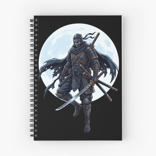 Item preview, Shadow Ninja Warrior — Moonlight Samurai with Katana designed and sold by Faissal SBIAA.