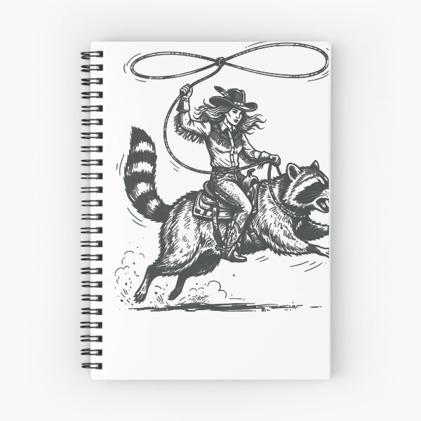 Item preview, Cowgirl Raccoon Feral Performance  designed and sold by AndyMcGuire.