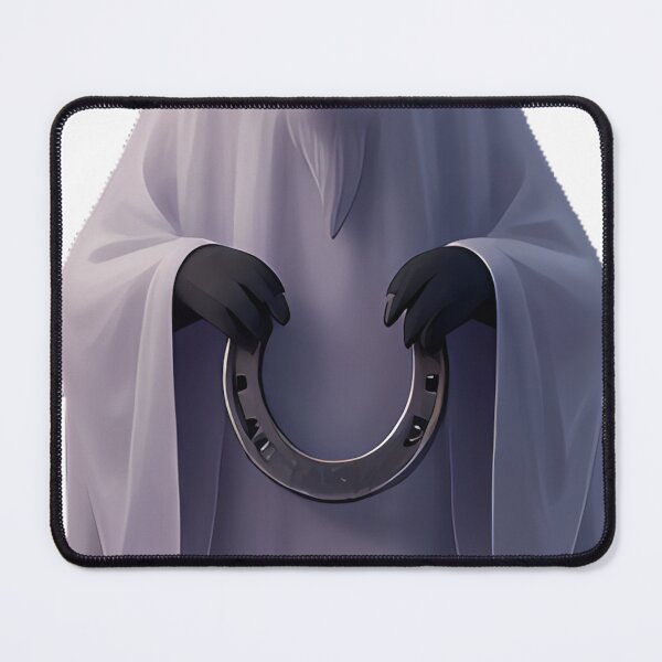 Item preview, Ghost Goat with Iron Horseshoe designed and sold by IllumeInk.