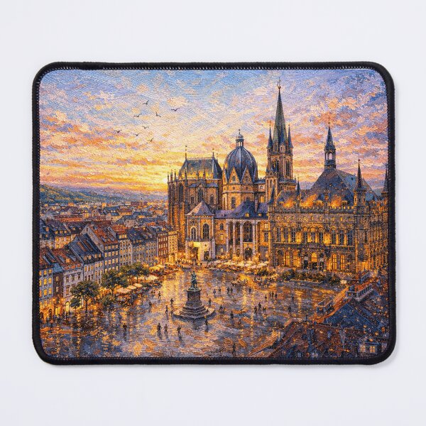 Item preview, A painting of Aachen, Germany – A Beautiful place in Europe. designed and sold by GalleryKauffeld.