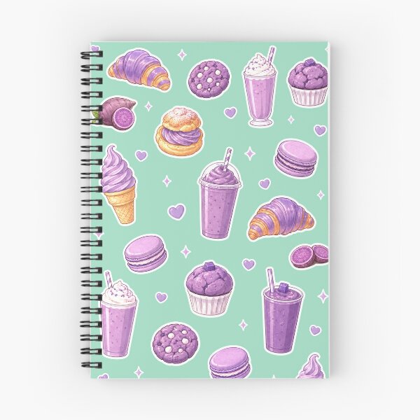 Item preview, Ube Dessert Purple Yam Aesthetic - Filipino Food Illustration designed and sold by merchxwear.