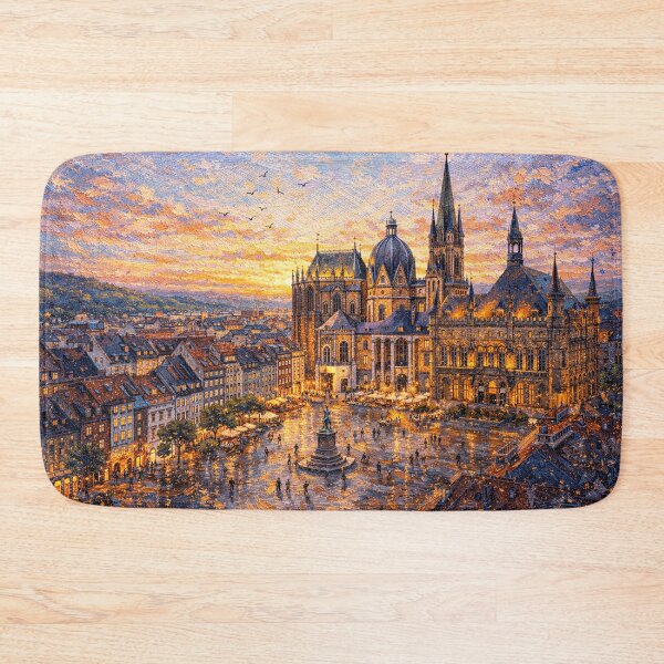 Item preview, A painting of Aachen, Germany – A Beautiful place in Europe. designed and sold by GalleryKauffeld.