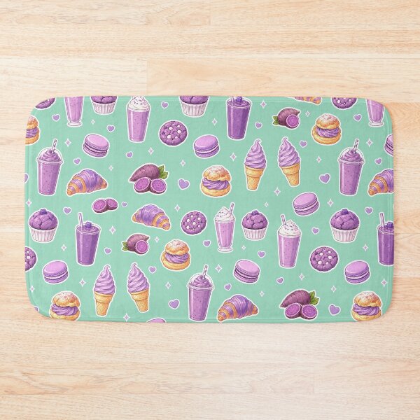 Item preview, Ube Dessert Purple Yam Aesthetic - Filipino Food Illustration designed and sold by merchxwear.