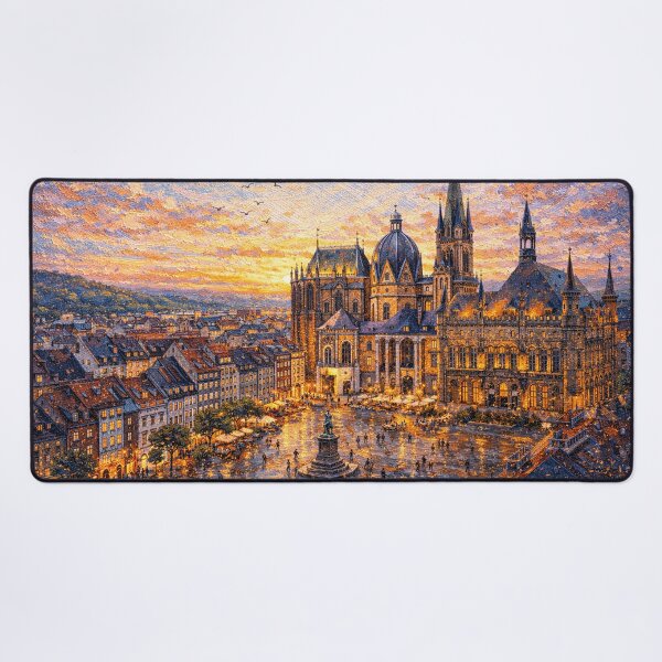 Item preview, A painting of Aachen, Germany – A Beautiful place in Europe. designed and sold by GalleryKauffeld.