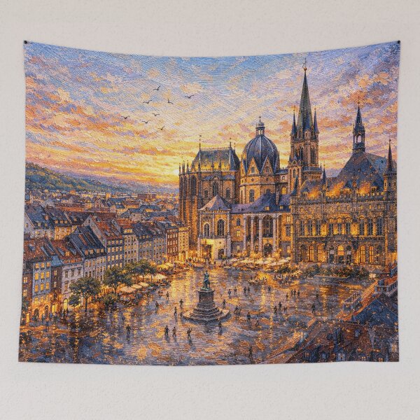 Item preview, A painting of Aachen, Germany – A Beautiful place in Europe. designed and sold by GalleryKauffeld.