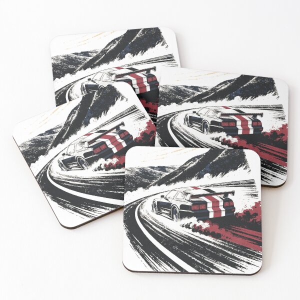 Item preview, Midnight Mountain Touge Drift Car Graphic designed and sold by Thompika.