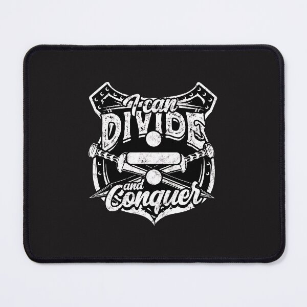 Item preview, I Can Divide and Conquer Distressed Emblem Graphic designed and sold by vfopxxiis.