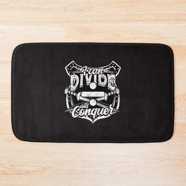 Item preview, I Can Divide and Conquer Distressed Emblem Graphic designed and sold by vfopxxiis.