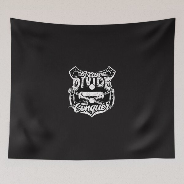 Item preview, I Can Divide and Conquer Distressed Emblem Graphic designed and sold by vfopxxiis.