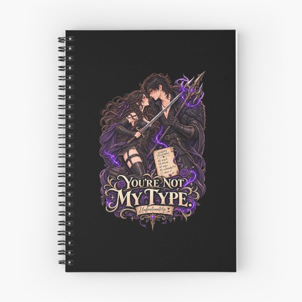 Item preview, You’re Not My Type – Funny Dark Romance Couple designed and sold by JPCuteDesign.
