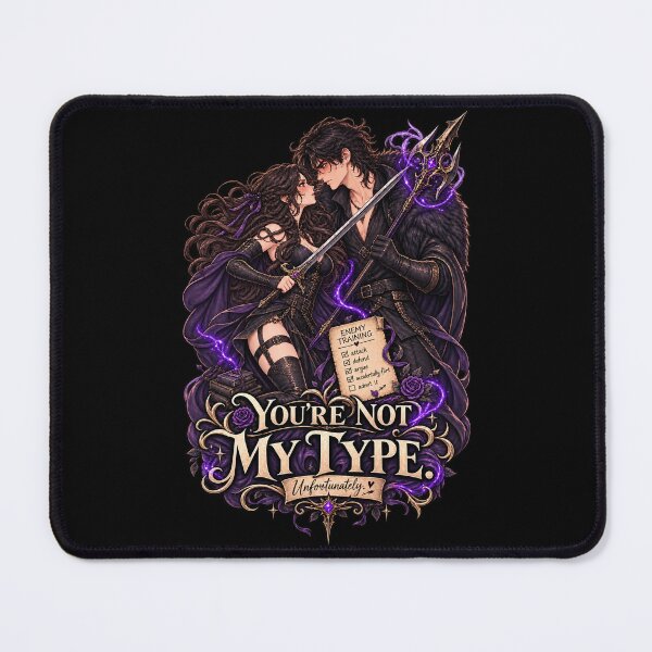 Item preview, You’re Not My Type – Funny Dark Romance Couple designed and sold by JPCuteDesign.