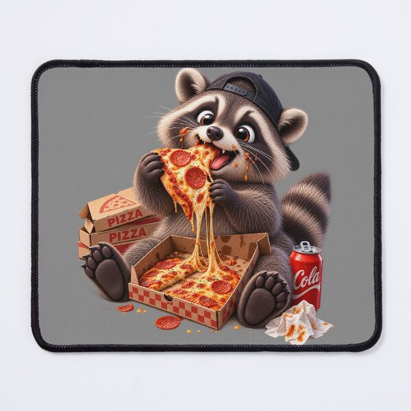Item preview, Cute Raccoon Eating Pizza – Funny Pizza Lover designed and sold by LST-Desings.