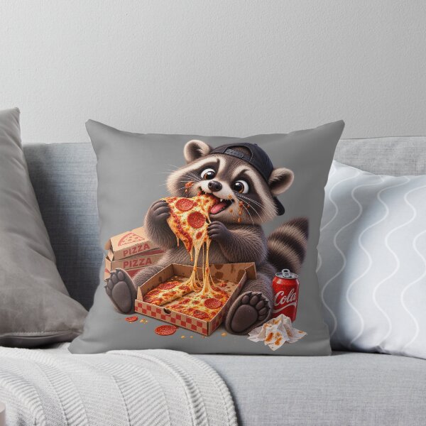Item preview, Cute Raccoon Eating Pizza – Funny Pizza Lover designed and sold by LST-Desings.