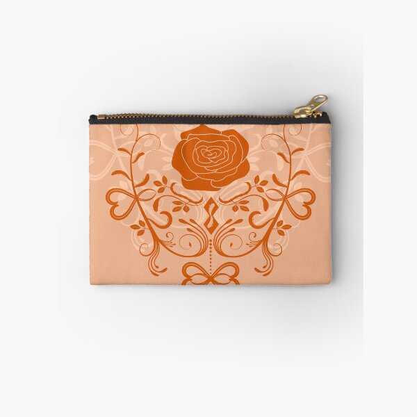 Item preview, Rose ornament, apricot, peach orange designed and sold by RedPoppyStudio.