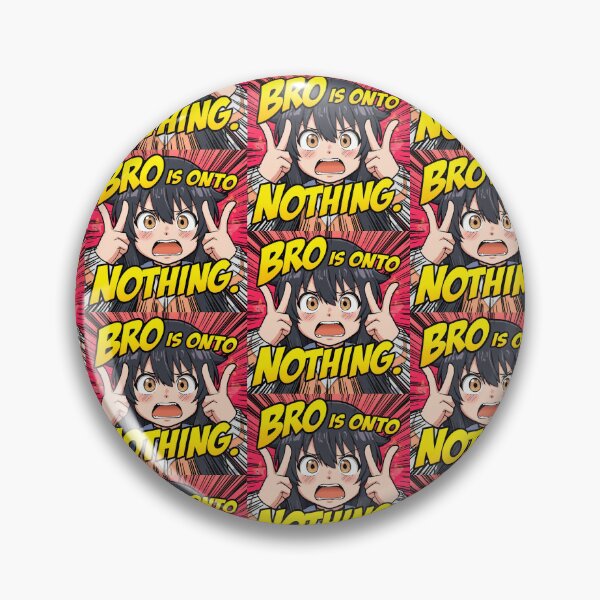 Item preview, concern meme bro is onto nothing T-Shirt, Anime Reaction Meme, Funny Manga Humor, Kawaii Character Joke, Otaku Graphic Tee designed and sold by pawsome purrfect.
