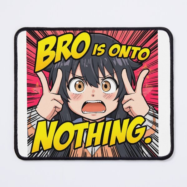 Item preview, concern meme bro is onto nothing T-Shirt, Anime Reaction Meme, Funny Manga Humor, Kawaii Character Joke, Otaku Graphic Tee designed and sold by pawsome purrfect.