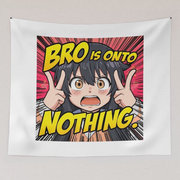 Item preview, concern meme bro is onto nothing T-Shirt, Anime Reaction Meme, Funny Manga Humor, Kawaii Character Joke, Otaku Graphic Tee designed and sold by pawsome purrfect.