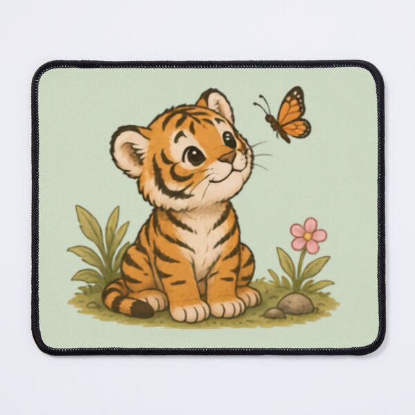 Item preview, Butterfly Friend Tiger Cub designed and sold by MellowMunchkins.