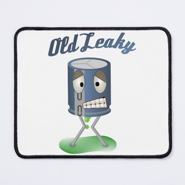 Item preview, Old Leaky Capacitor Cartoon designed and sold by MiniDaisyStored.