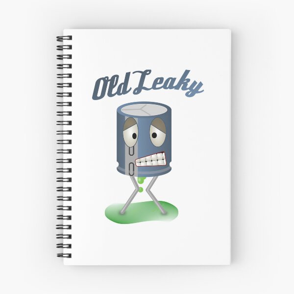 Item preview, Old Leaky Capacitor Cartoon designed and sold by MiniDaisyStored.
