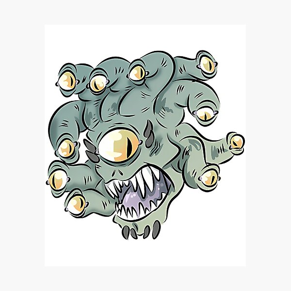 Item preview, Grey Beholder designed and sold by ShibumiStyles.