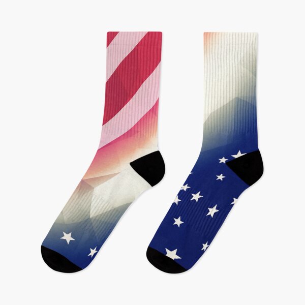 Item preview, USA Flag Geometric Low Poly Stars and Stripes  designed and sold by YOFANTZ!.