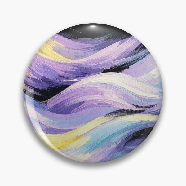 Item preview, Flowing pastel waves on black designed and sold by Sigtrix.