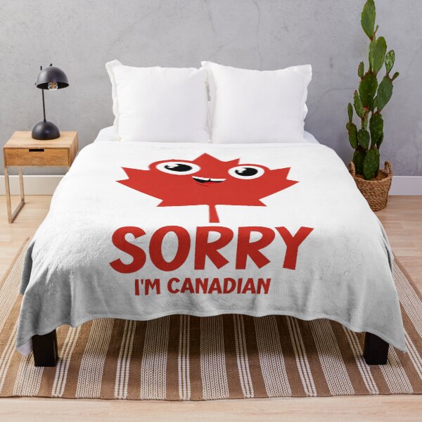 Item preview, Sorry I'm Canadian Funny Maple Leaf Quote designed and sold by chaaval.