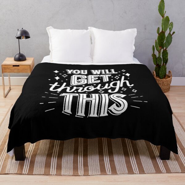 Item preview, You Will Get Through This - Comforting Mental Health Quote designed and sold by DesignsCornerCo.