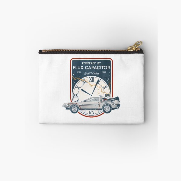 Item preview, Powered By Flux Capacitor. Hill Valley 1955 - 1985. Back To The Future Commemorative Badge designed and sold by MiniDaisyStored.