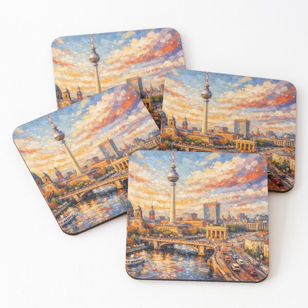 Item preview, A painting of Berlin – The Vibrant Capital of Germany. designed and sold by GalleryKauffeld.