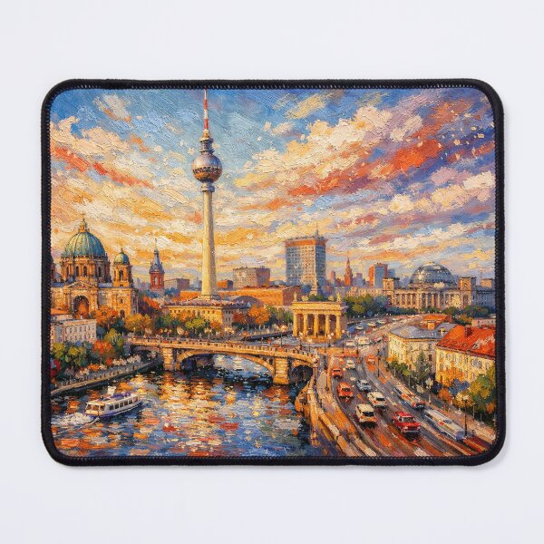 Item preview, A painting of Berlin – The Vibrant Capital of Germany. designed and sold by GalleryKauffeld.