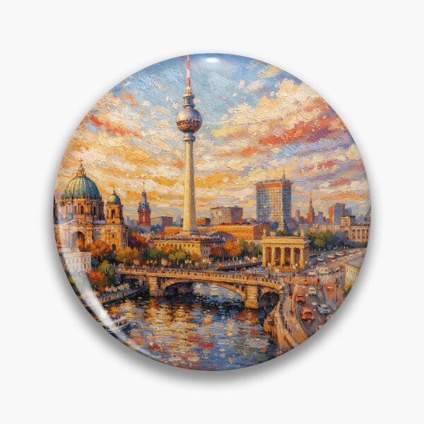 Item preview, A painting of Berlin – The Vibrant Capital of Germany. designed and sold by GalleryKauffeld.
