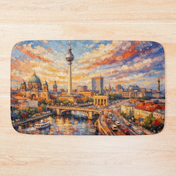 Item preview, A painting of Berlin – The Vibrant Capital of Germany. designed and sold by GalleryKauffeld.