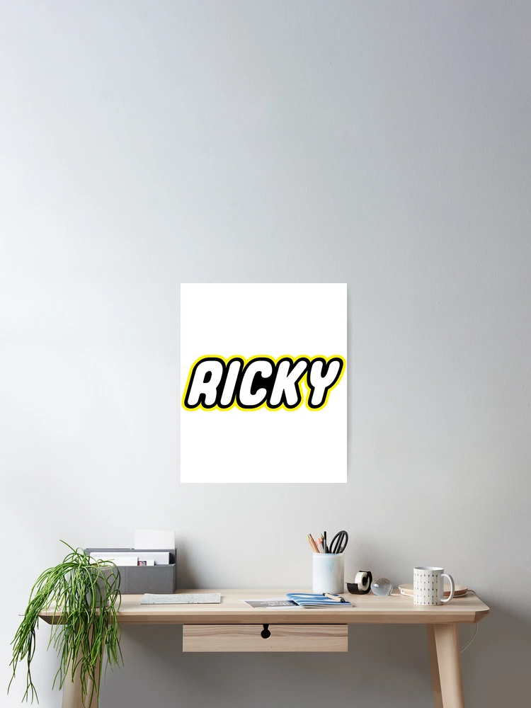 Thumbnail 2 of 3, Poster, Personalized Gift For Mini Builder Ricky designed and sold by FerrisBuiltd.