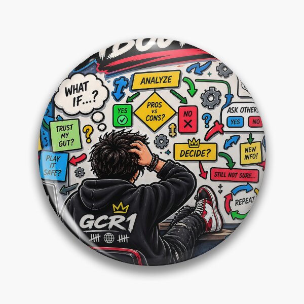 Item preview, I Need to Think About It | Funny Overthinking Graphic | GCR1 Originals designed and sold by GCR1.