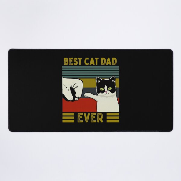 Item preview, Best Cat Dad Ever Retro Fist Bump designed and sold by GiaoCalonas.
