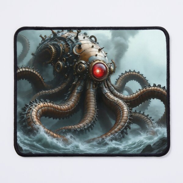 Item preview, The Mechanical Kraken - Steampunk Creature designed and sold by Bibi Design.