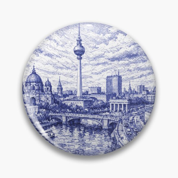 Item preview, A drawing of Berlin – The Vibrant Capital of Germany. designed and sold by GalleryKauffeld.