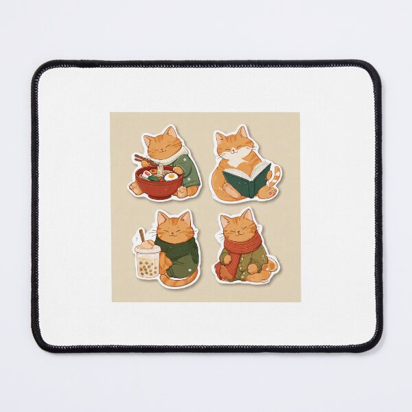 Item preview, Kawaii Foodie cat collection designed and sold by hedatla.