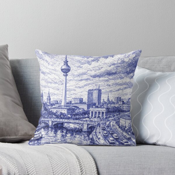 Item preview, A drawing of Berlin – The Vibrant Capital of Germany. designed and sold by GalleryKauffeld.