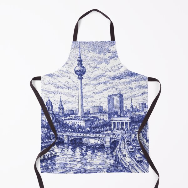 Item preview, A drawing of Berlin – The Vibrant Capital of Germany. designed and sold by GalleryKauffeld.