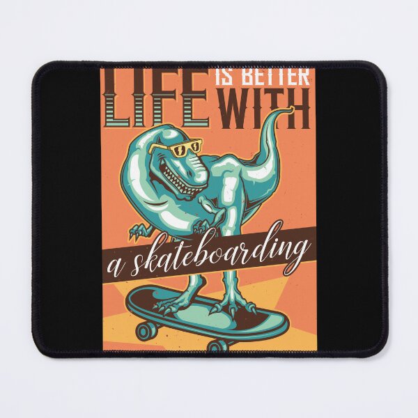 Item preview, Life Is Better With Skateboarding - Retro Skater & Skate Park Lifestyle Design designed and sold by DesignsCornerCo.