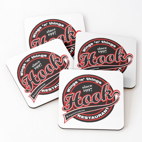 Item preview, Hook Restaurant Wings n Things Vintage Emblem Logo designed and sold by guayre.